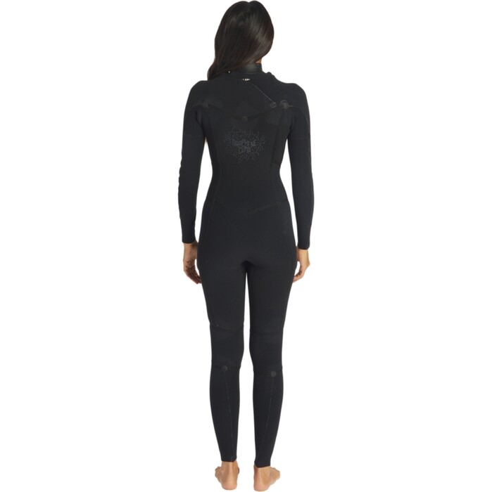 2024 Billabong Womens Salty Dayz Natural 5/4mm Chest Zip Wetsuit ABJW100197 - Black